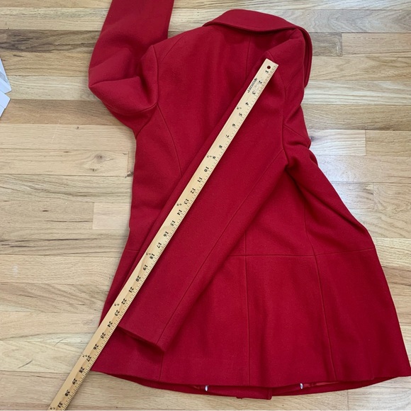 Banana Republic Wool Peacoat Red Wool Size Large - Picture 11 of 14
